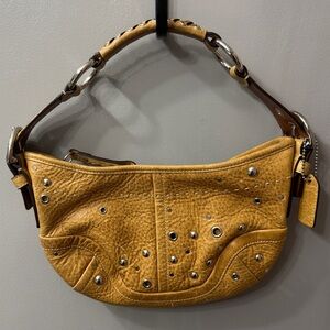 Coach studded hobo shoulder bag
